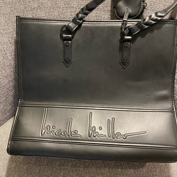 Nicole Miller Handbags - Nicole Miller Faux Leather Tote/Purse